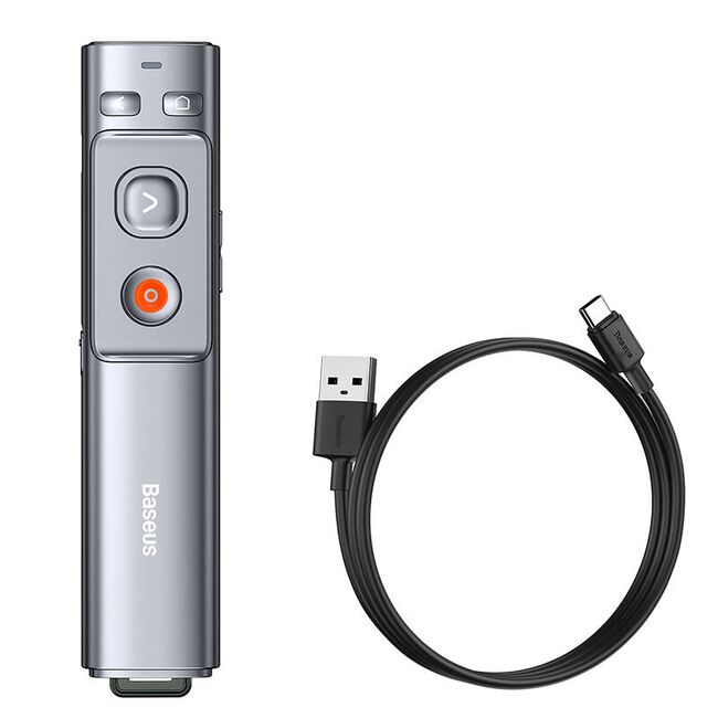 Telecomanda pentru prezentari cu laser pointer lumina rosie Baseus WKCD000013