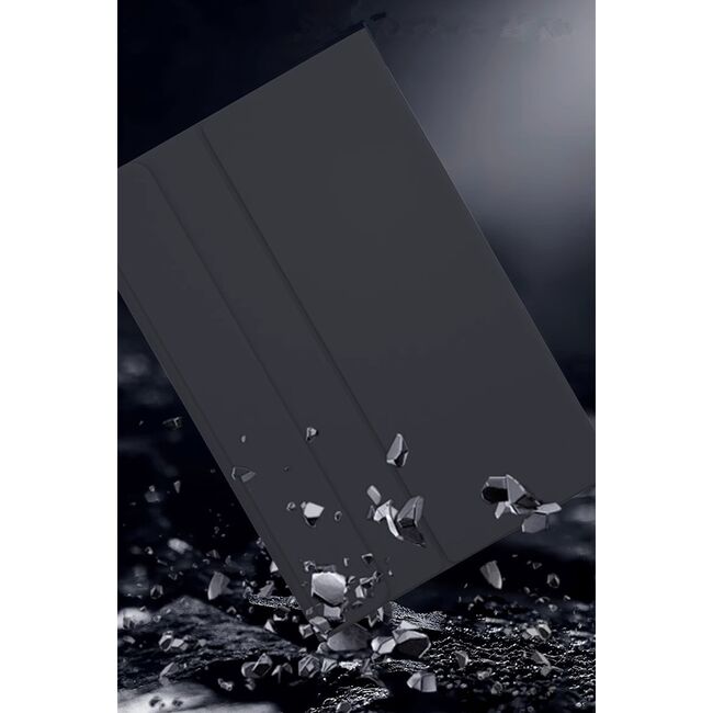 Husa cu tastatura iluminata pentru Samsung Galaxy Tab S9 / S9 FE / S10 FE si slot S-Pen + mouse wireless iluminat LED, negru