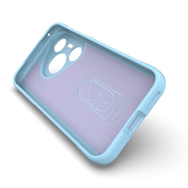 Husa pentru  Huawei Pura 70 Pro Liquid Silicone, Microfibre Lining, Non-Slip Airbag Design, albastru