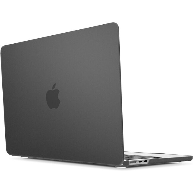 Carcasa pentru MacBook Air 13 2025 / 2024 / 2022 M4, M3, M2 Hard Shell Frost, negru mat