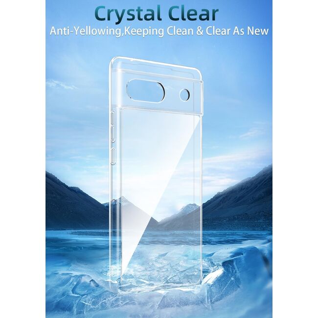 Husa pentru Google Pixel 8a Slim Anti-Shock 1.5mm, Transparent