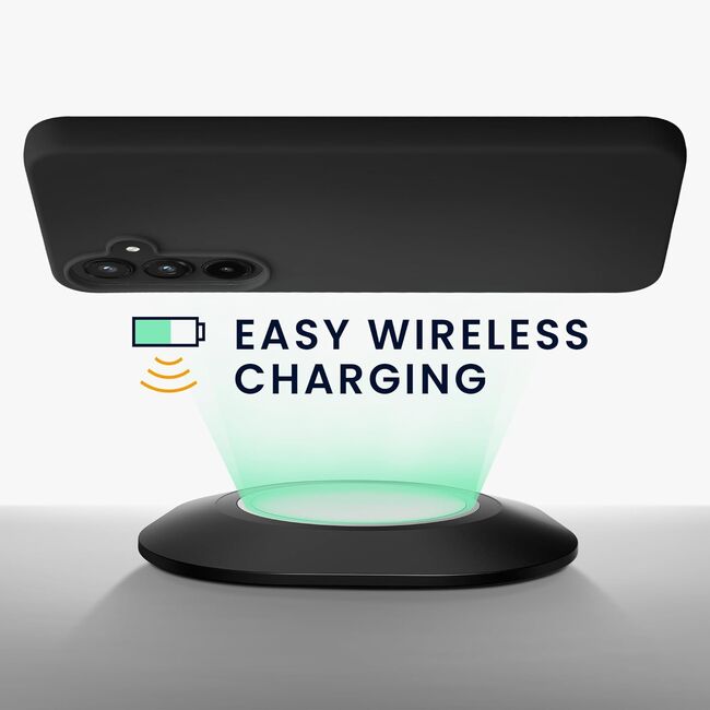Husa pentru Samsung Galaxy A35 5G Liquid Silicone, negru