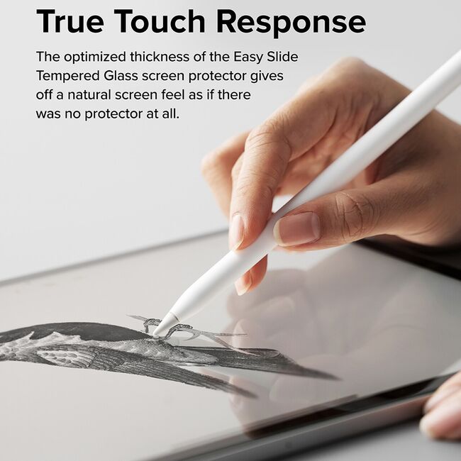 Folie sticla iPad Air 11 2024 / 2025​ M2, M3 Ringke Easy Slide Tempered Glass, transparenta