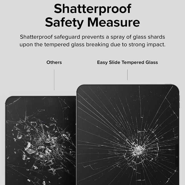 Folie sticla iPad Pro 11 (2024) Ringke Easy Slide Tempered Glass, transparenta