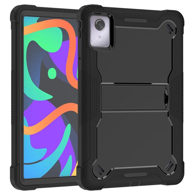 [Pachet 360°] Husa + folie din sticla pentru  Lenovo Tab M11 Rugged Heavy Duty - negru