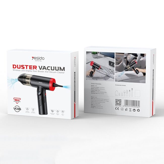 Aspirator portabil masina, suflare, aspirare 96W Yesido VC06