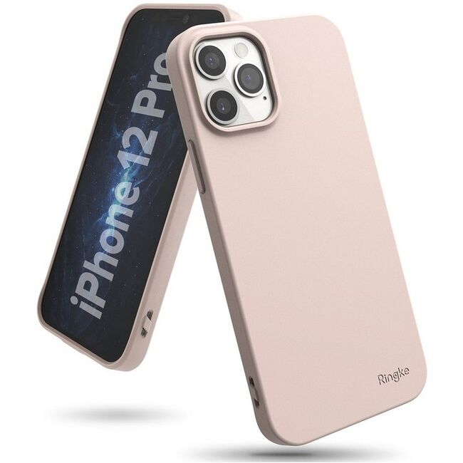 Husa telefon, Ringke, Pentru iPhone 12 Pro / iPhone 12, Roz