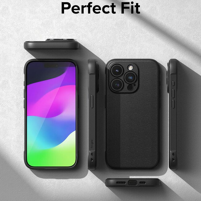 Husa iPhone 15 Pro Ringke Onyx, gri