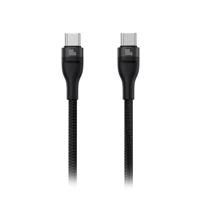 Cablu de date Type-C Baseus Flash Series 2, 2in1, 100W, negru