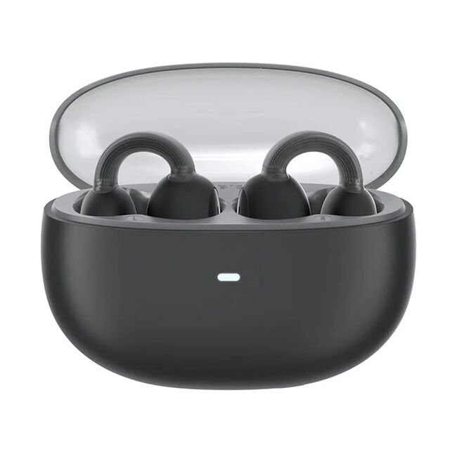 Casti Baseus - wireless earbuds airgo 1  ring (a00069201113-00) - bluetooth 5.3, tws, open-ear clip design - cluster black