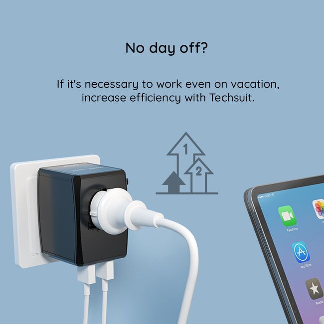 Adaptor priza universal PD65W, 2 x USB, 3 x Type-C, EU, UK, AUS, US, HHT906