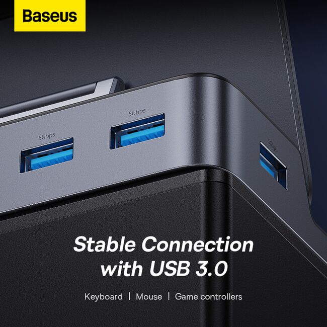 Docking Station GamerX PD100W, 4K@60Hz Baseus, B00052900811-00