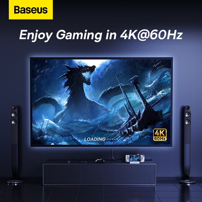 Docking Station GamerX PD100W, 4K@60Hz Baseus, B00052900811-00