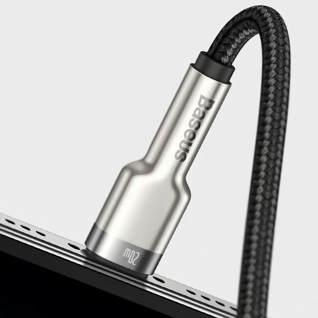 Cablu de date USB la Lightning Baseus, 2.4A, 1m, mov, CALJK-A05