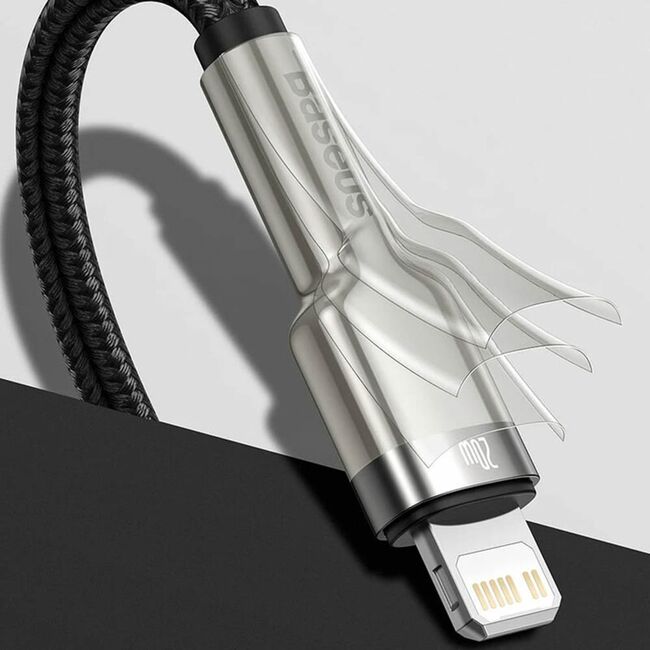 Cablu date Type-C la Lightning Baseus, 20W, 1m, CATLJK-A06, verde