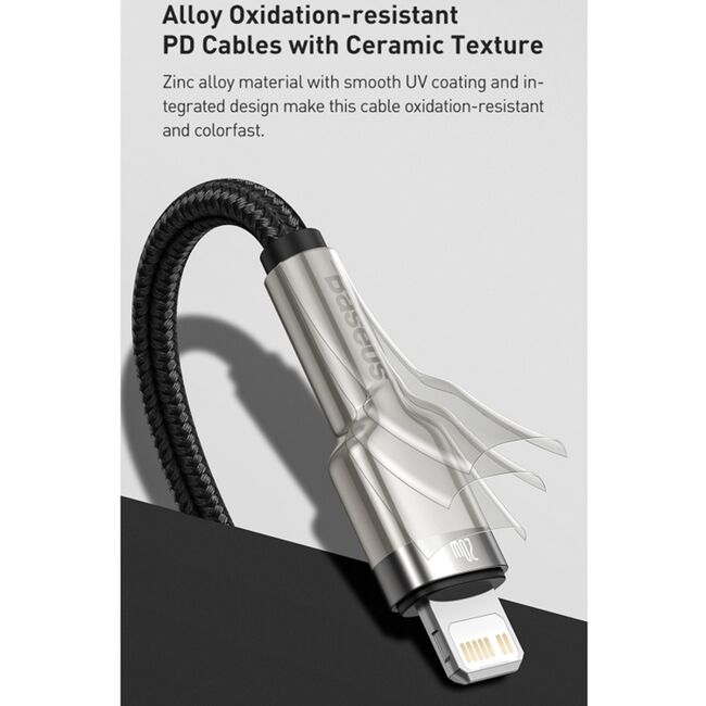 Cablu de date Type C Baseus, 20W, 2m, mov, CATLJK-B05