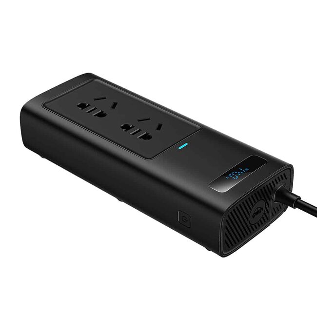 Invertor electric 220V Baseus Pro, 150W, negru, CGNB020101