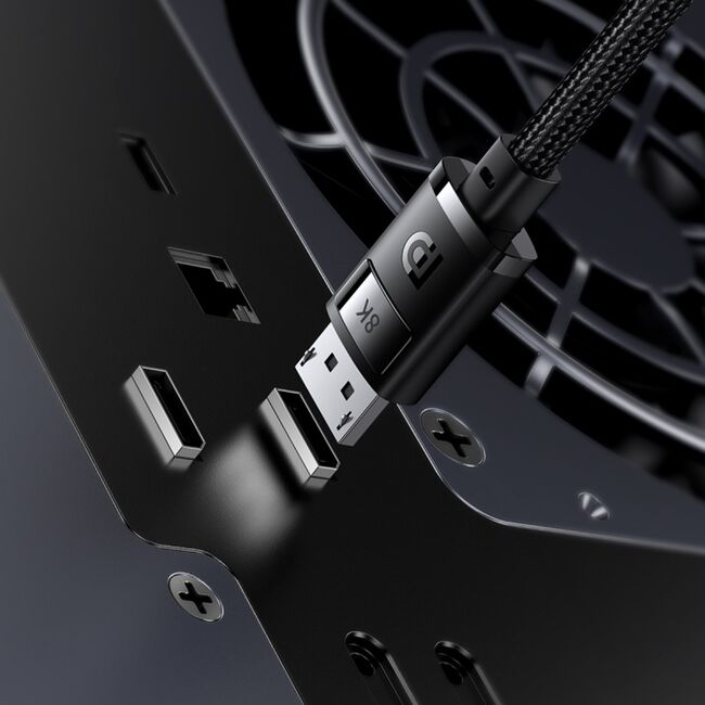 Cablu video DisplayPort 8K@60Hz, 1.5m Baseus B00633706111-01