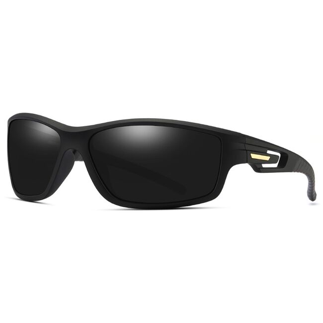 Ochelari dreptunghiulari sport Techsuit 201910, negru