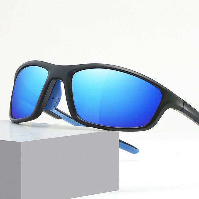 Ochelari cu protectie solara de ciclism Techsuit 3047, rosu