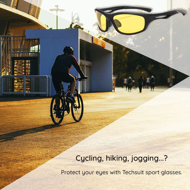 Ochelari de soare polarizati sport Techsuit 9309, albastru