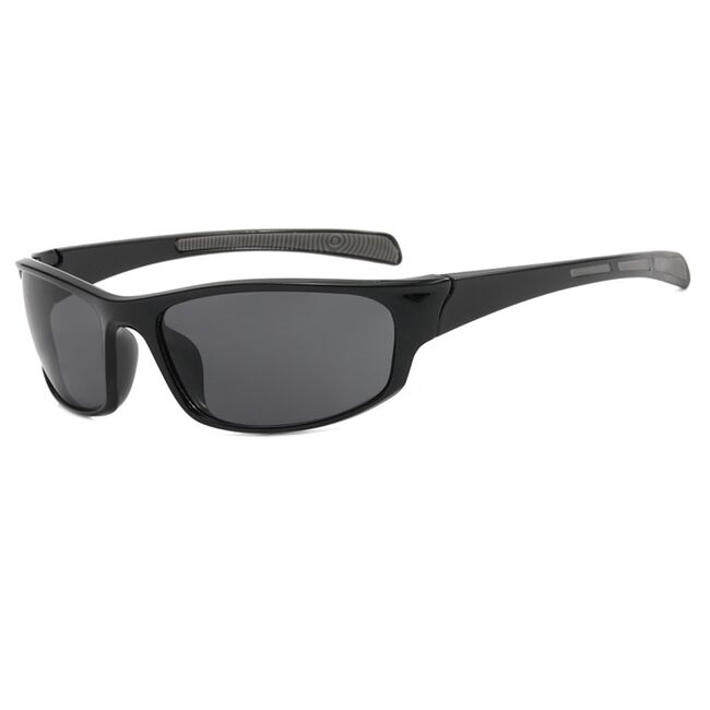 Ochelari de soare rectangulari sport Techsuit 9937, negru