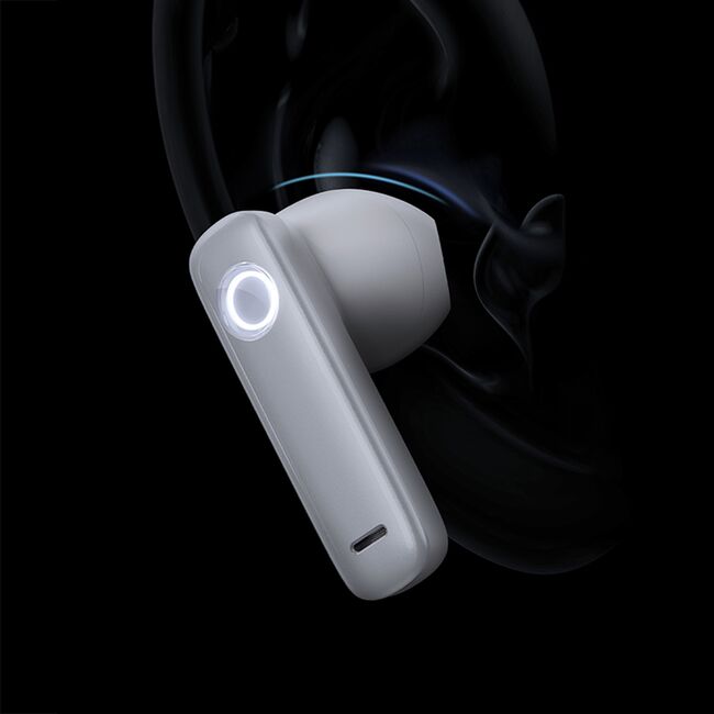 Casca Bluetooth wireless Baseus cu microfon CM10, alb