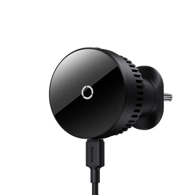 Suport auto cu incarcare wireless Baseus MagPro, 15W, negru