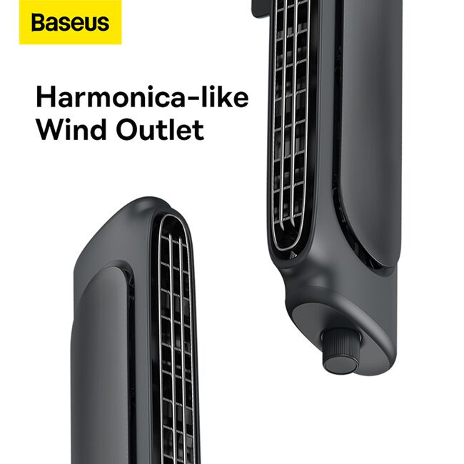 Ventilator de birou pentru monitor Baseus ACQS000001, negru