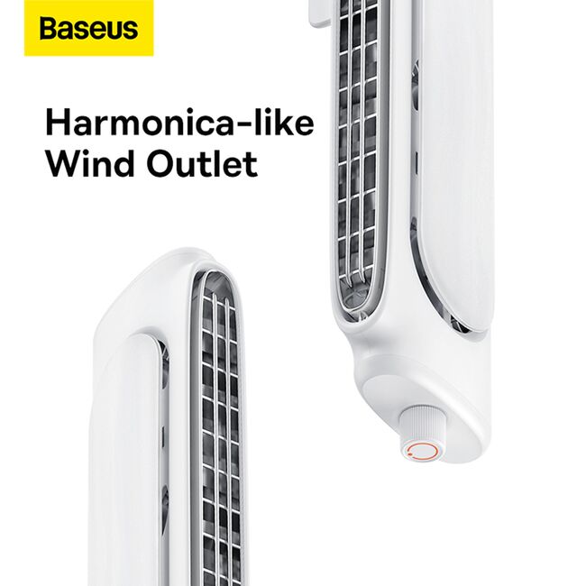 Ventilator de birou pentru monitor Baseus ACQS000002, alb