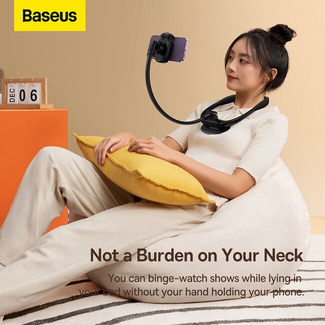 Suport pentru telefon 5.4-6.7" Baseus LUGB000001, negru