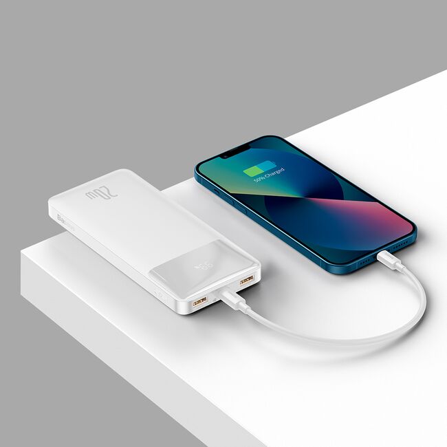 Baterie externa 10000mAh Baseus, 2xUSB, USB-C, Micro-USB, PPBD050502