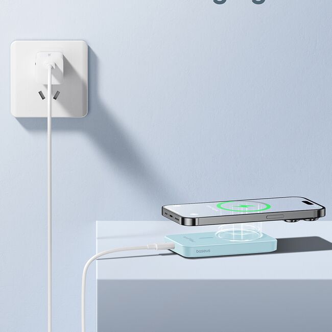 Powerbank wireless MagSafe Baseus, 20W, 5000mAh, P10022107313-00