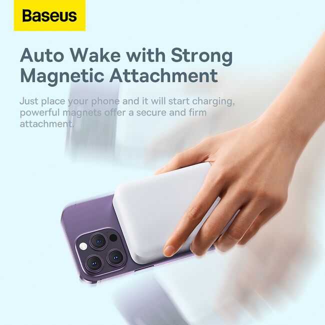 Powerbank wireless MagSafe Baseus, 20000mAh, PPCX150002