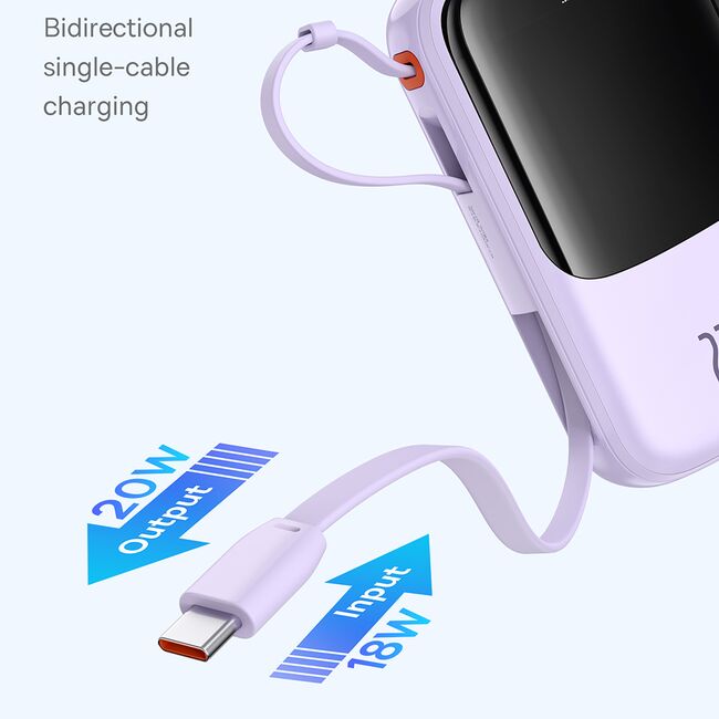 Baterie externa, power bank 10000mAh Baseus, 22.5W, P10067101513-00