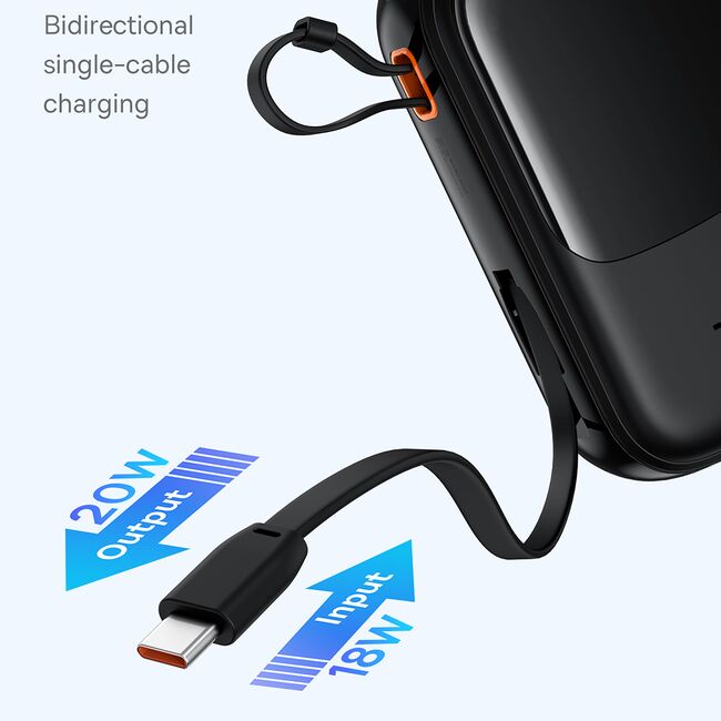 Baterie externa, power bank 20000mAh Baseus, 22.5W, P10067103113-00