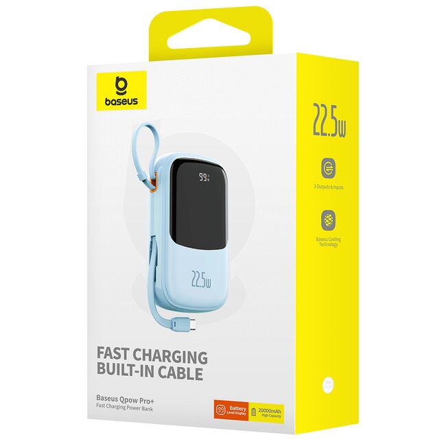 Baterie externa, power bank 20000mAh Baseus, 22.5W, P10067103313-00