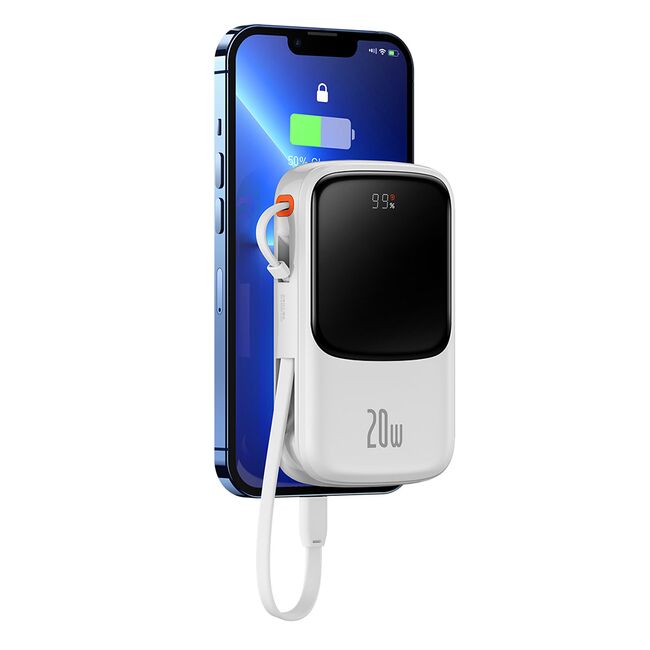 Baterie externa, power bank 10000mAh Baseus, 20W, PPQD020002