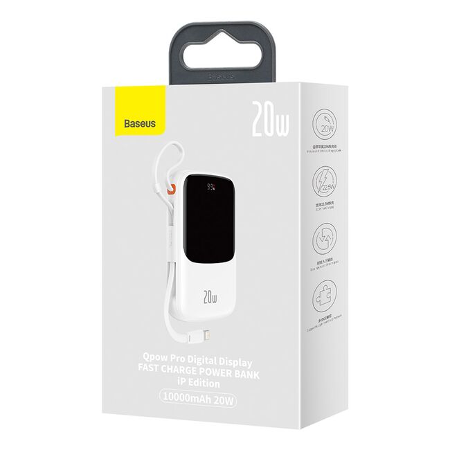 Baterie externa, power bank 10000mAh Baseus, 20W, PPQD020002