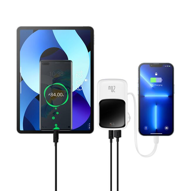 Baterie externa, power bank 10000mAh Baseus, 20W, PPQD020002
