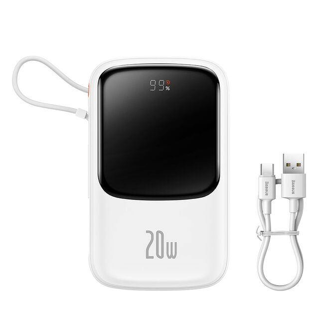 Baterie externa, power bank 10000mAh Baseus, 20W, PPQD020002