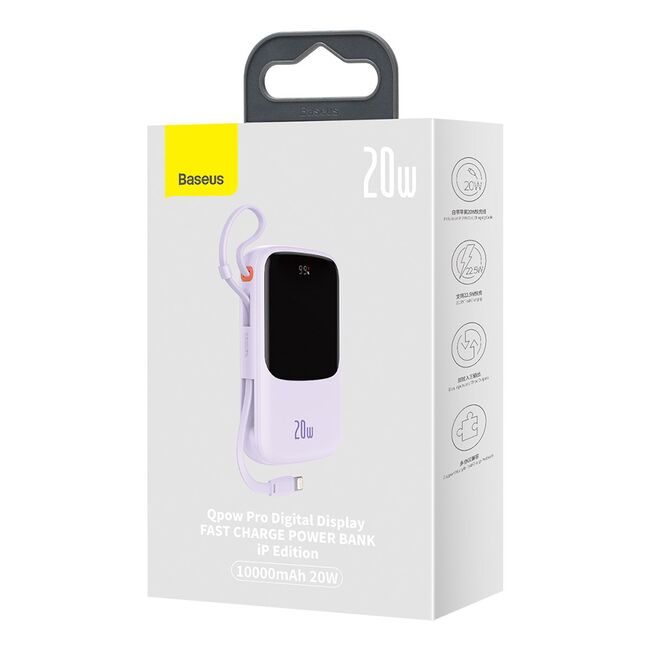 Baterie externa, power bank 10000mAh Baseus, 20W, PPQD020005