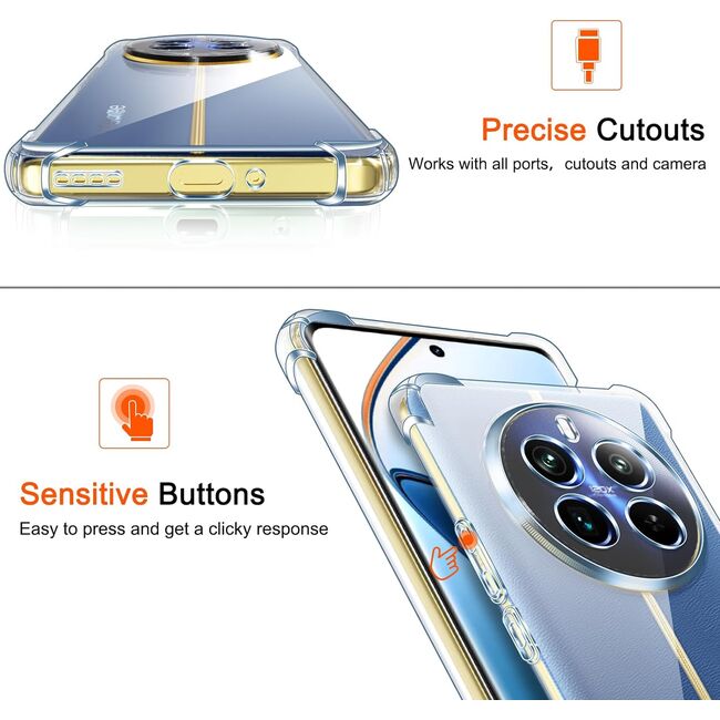 Husa pentru Realme 12 Pro 5G / Realme 12 Pro+ Plus Anti-Shock 1.5mm, reinforced 4 corners, transparent