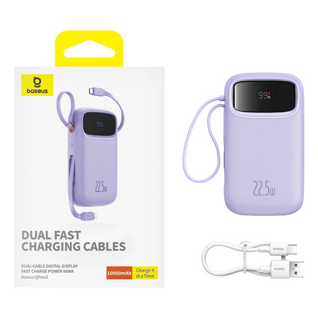 Baterie externa, power bank 10000mAh Baseus, 22.5W, P10055003513-00