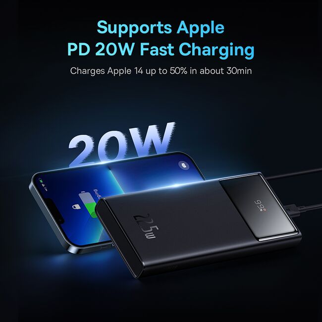 Powerbank 10000mAh, USB Type-C, Micro-USB Baseus, PPXJ100001