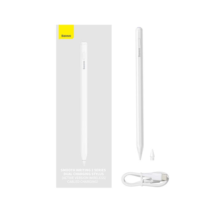 Stylus pen activ Dual Charging Baseus alb, SXBC080102