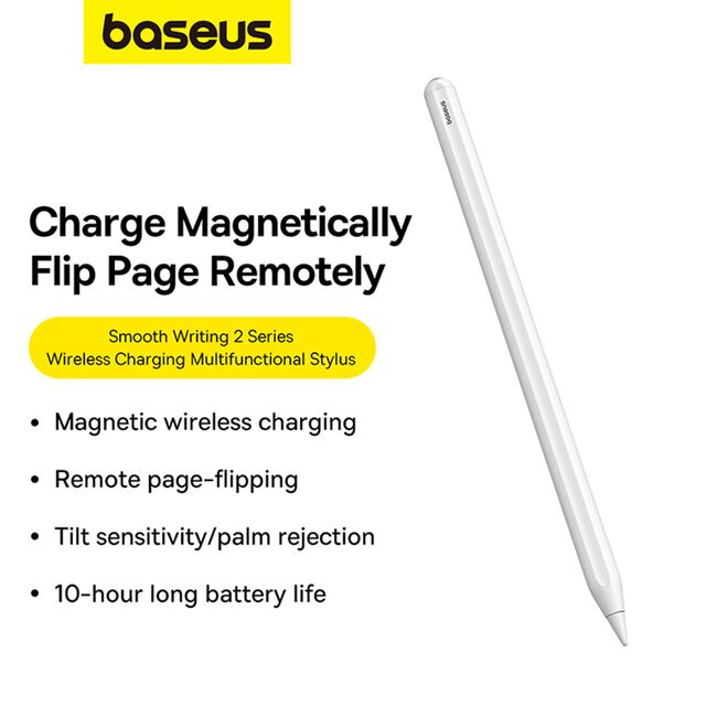 Stylus pen activ pentru iPad Baseus, 130mAh, P80015805211-00, alb