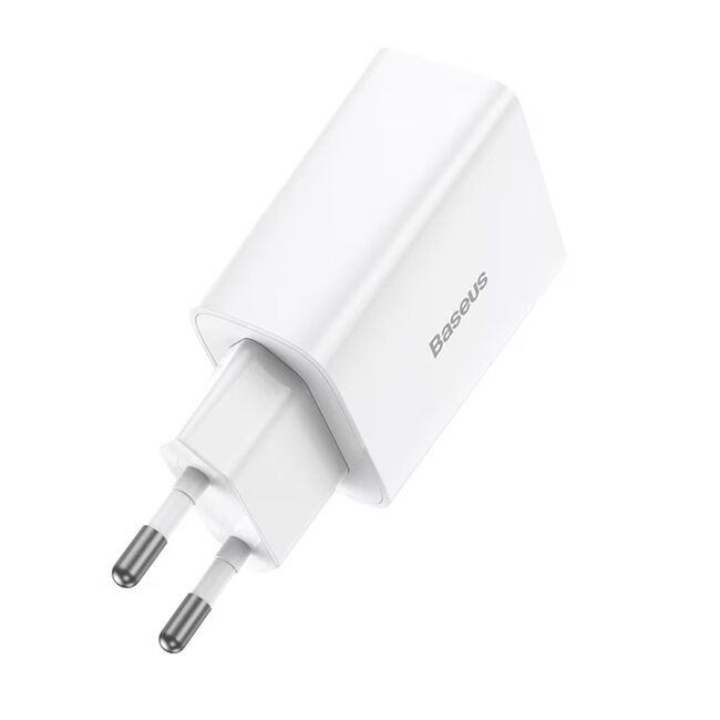 Incarcator priza USB-C Quick Charge Baseus Speed, 20W, alb
