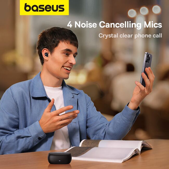 Casti True Wireless Bluetooth in-ear Baseus MA20, negru