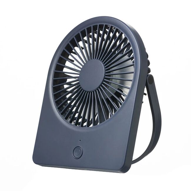 Mini ventilator birou ieftin portabil Techsuit, albastru, CT-108